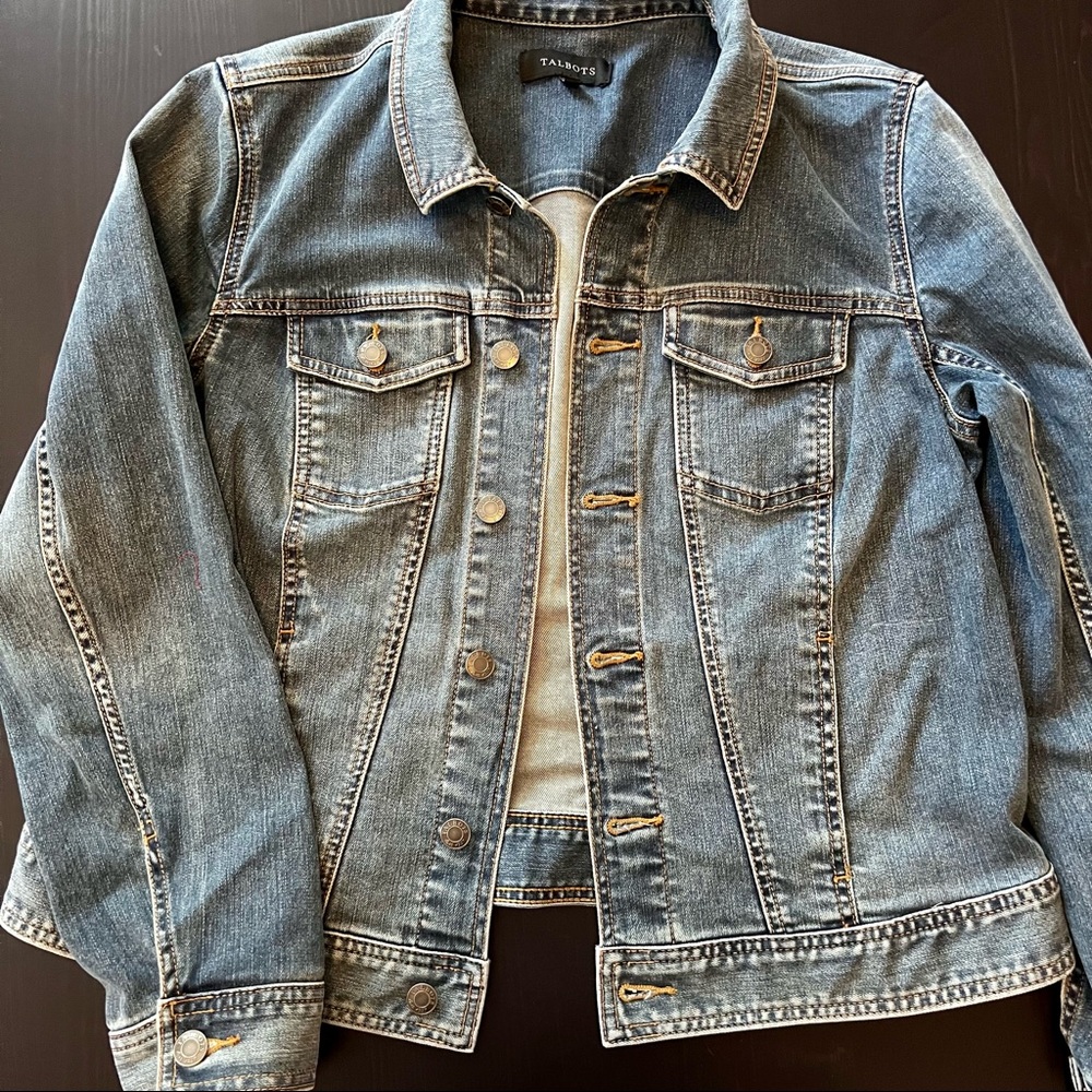 Talbots Jean Jacket